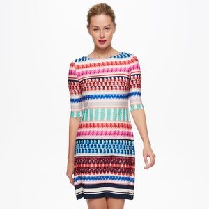 Nordstrom Eliza J Colorful Shift Dress Size 6